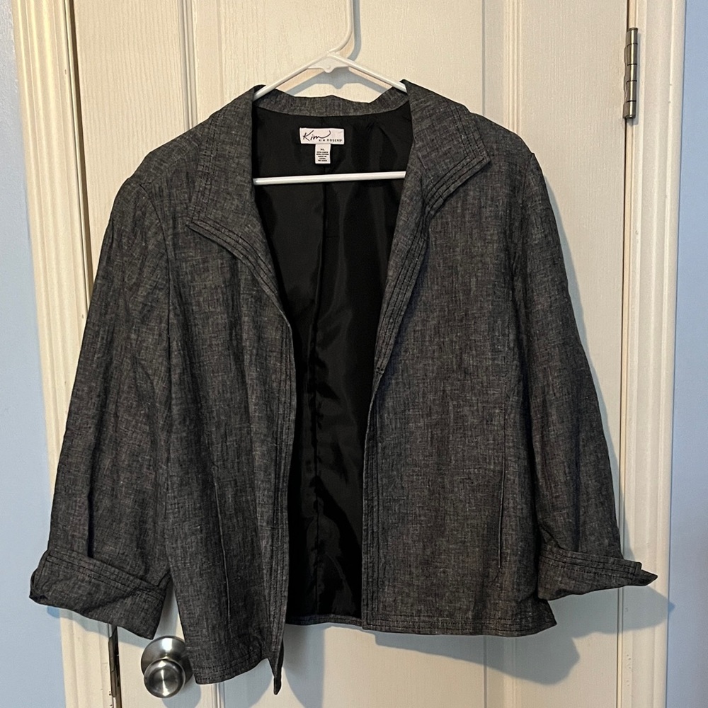 Kasper Charcoal Blazer